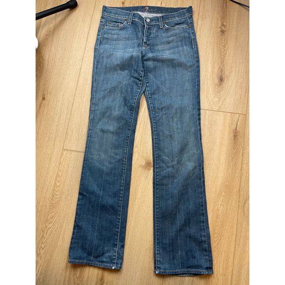 7 For All Mankind Denim - 7 For All Mankind Blue Boot Cut Jeans